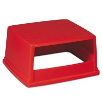 Glutton Hood-Top Receptacle Lid, 26 5/8w x 23d x 13h, Red