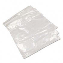 Zip Close Disposable Utility Bags, 1 gal, Clear