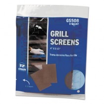 Griddle-Grill Screen, Aluminum Oxide, Brown, 4 in x 5-1/2 in, 8 per Pack