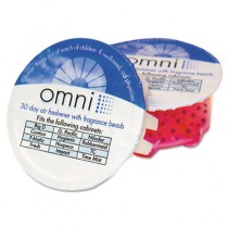 Omni Gel Air Freshener with Fragrance Beads, Cherry Scent, Gel Cup