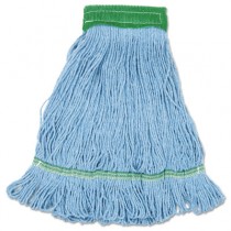 Mop, Cotton, Looped End, Wide Band, Blue