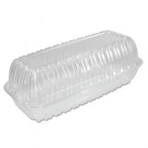 Showtime Clear Hinged Containers, 29.9 oz, 5.1w x 9.9d x 3.5h, Plastic