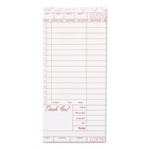 Guest Check Book, Single Sheet, 4.21 x 9.02, 200/Pack