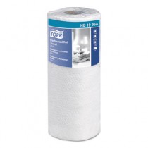 Universal Perforated Towel Roll, Two-Ply, 11 x 9, White, 210/Roll