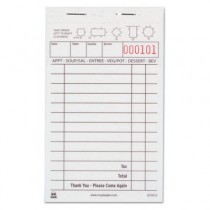 Guest Check Book, Carbonless Duplicate, 50/Book