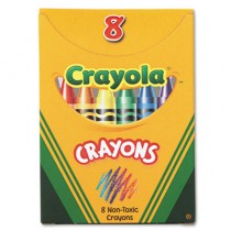 Classic Color Pack Crayons, Tuck Box, 8 Colors/Box
