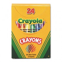 Classic Color Pack Crayons, Tuck Box, 24/Box