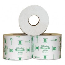 Morsoft Millennium Bath Tissue, 1-Ply, 1500 Sheets/Roll