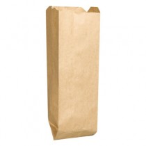 Paper Bag, Quart-Size, Brown Kraft, 4-1/2 x 2-1/2 x 16, 500-Bundle