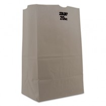 20# Squat Paper Bag, 40-lb Base, White, 8-1/4 x 5-15/16 x 14-3/8, 500-Bundle