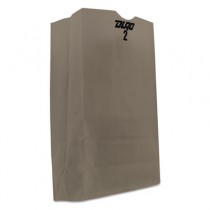 2# Paper Bag, 30-Pound Base Weight, White, 4-5/16 x 2-7/16 x 7-7/8, 500-Bundle