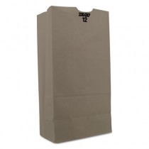 12# Paper Bag, 40-Pound Base Weight, White, 7-1/16 x 4-1/2 x 13-3/4