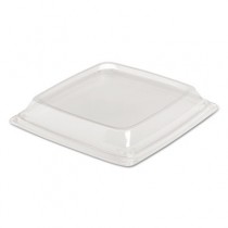 Expressions CF Container Lids, Clear, 8.98w x 8.98d x 1.18h