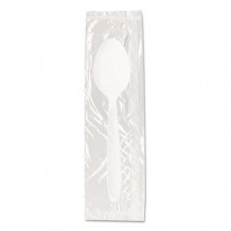 Reliance Mediumweight Cutlery, Individually Wrapped Teaspoon, White