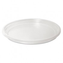 Recessed Plastic Cup Lids, 8-16oz Cups, Clear