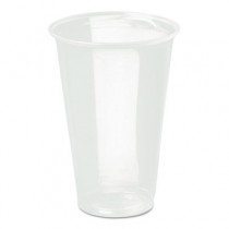 Reveal Plastic Cold Cups, 20 oz., Clear, Flush Fill, 50/Bag