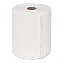 Hardwound Roll Towels, 8" x 350 ft, 1-Ply, White