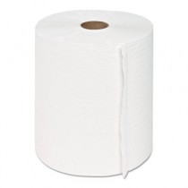 Hardwound Roll Towels, 8" x 600 ft, White