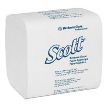 SCOTT Hygienic Bathroom Tissue, White, 1-Ply, 500 Sheet/Pack
