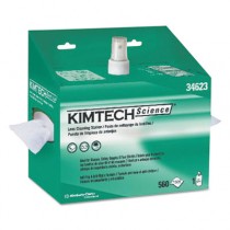 KIMTECH SCIENCE Lens Cleaning Station, POP-UP Box, White, 4/Case