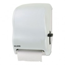 Lever Roll Towel Dispenser w/o Transfer Mechanism, 13 x 16 1/2 x 9 1/4, White