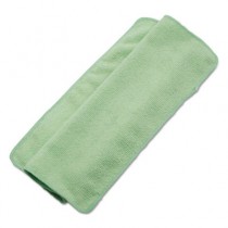 Lightweight Microfiber Cleaning Cloths, Green,16 x 16