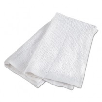 Heavy Terry Bar Towels, Terrycloth, 17 x 20, White