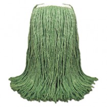 Cut-End Yarn Mop Head, Green, 1 1/4" Headband