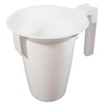 Value-Plus Toilet Bowl Caddy, White, Plastic, 16" High x 4 3/4" Wide