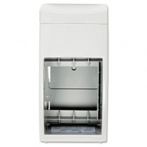 Matrix Series Two-Roll Tissue Dispenser, 6 1/4 x 6 7/8 x 13 1/2, Gray