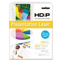 HD:P Presentation Laser Paper, 96 Brightness, 28lb, 8-1/2x11, White, 500/Ream