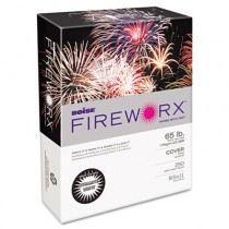 FIREWORX Colored Cover Stock, 65 lbs., 8-1/2 x 11, Dynamite White, 250 Sheets