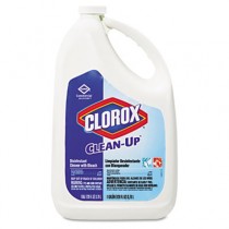 Clean-Up Disinfectant Cleaner with Bleach, Fresh, 128 oz Bottle