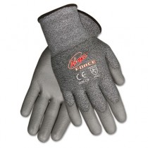 Ninja Force Polyurethane Coated Gloves, Medium, Gray