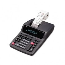 DR-210TM Two-Color Desktop Calculator, 12-Digit Digitron, Black/Red