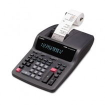 FR-2650TM Two-Color Printing Desktop Calculator, 12-Digit Digitron, Black/Red