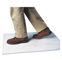Walk-N-Clean Dirt Grabber Mat w/Starter Pad, 31-1/2 x 25-1/2, Gray