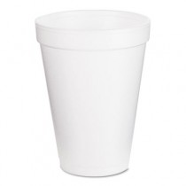Drink Foam Cups, 12 oz, White
