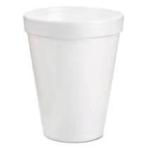 Drink Foam Cups, 6 oz, White