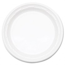 Famous Service Plastic Dinnerware, Plate, 6", White