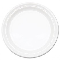 Famous Service Plastic Dinnerware, 9", White