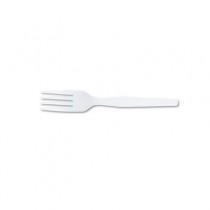 Plastic Tableware, Heavy Mediumweight Fork