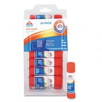 All-Purpose Permanent Glue Sticks, 24/Pack