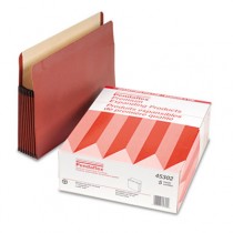 Watershed Seven Inch Expansion File Pocket, Straight Cut, Letter, Red