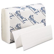 BigFold Paper Towels, 10 1/5 x 10 4/5, White, 220/Pack