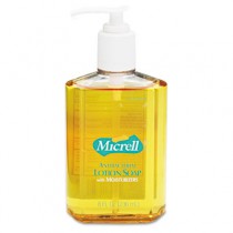 MICRELL Antibacterial Lotion Soap, Citrus Scent Liquid, 8 oz Pump
