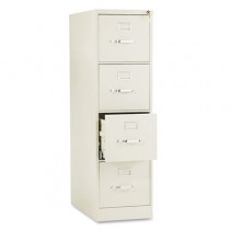 510 Series Four-Drawer, Full-Suspension File, Letter, 52h x25d, Putty