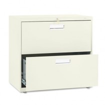 600 Series Two-Drawer Lateral File, 30w x19-1/4d, Putty
