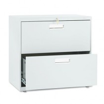 600 Series Two-Drawer Lateral File, 30w x19-1/4d, Light Gray