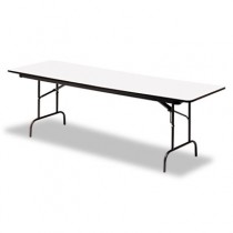 Premium Wood Laminate Folding Table, Rectangular, 60w x 30d x 29h, Gray